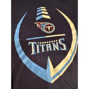 Nike Dri-FIT Tennessee‎ Titans NFL Football T-Shirt Navy Blue Mens Size Medium